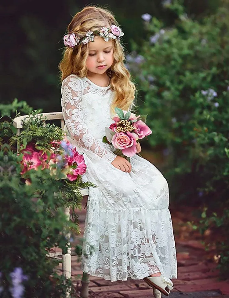 Lace Embroidered Party Dress - Image 4