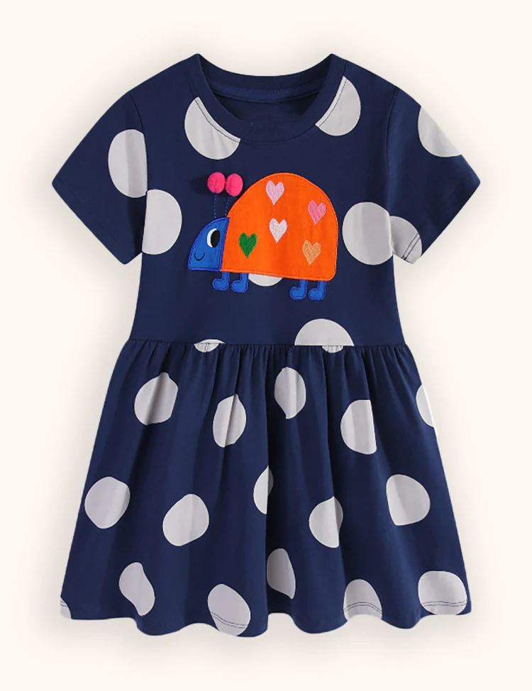 Lagybug Embroidered Dress