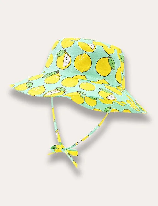 Lemon Printed Sun Hat - Image 2