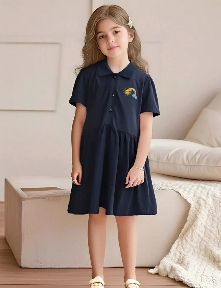 Little Rainbow Embroidered Dress - Image 6