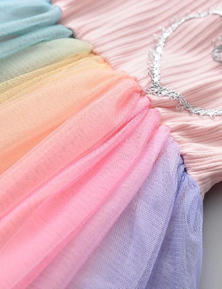 Love Mesh Rainbow Dress - Image 2
