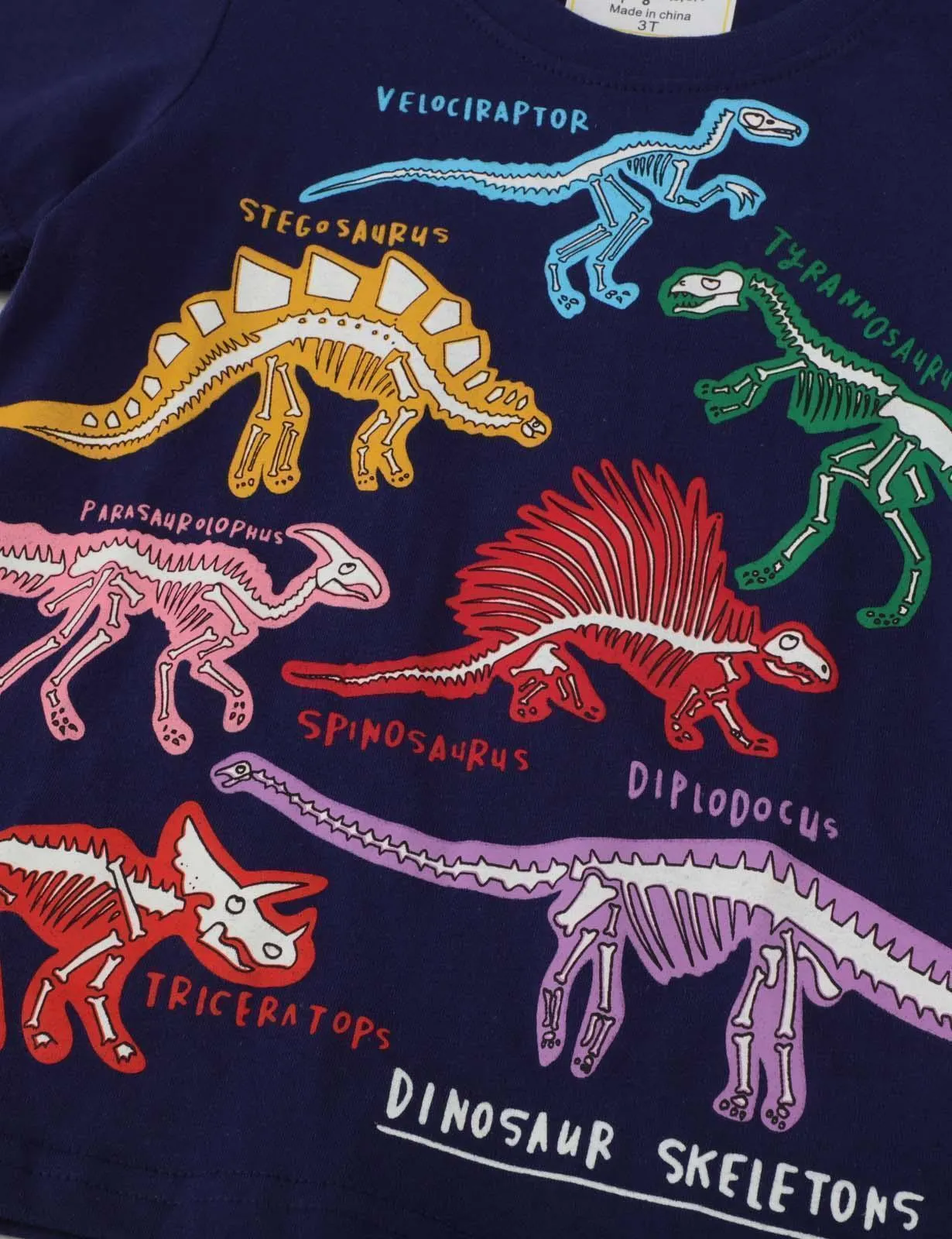 Glowing Dinosaur Short-Sleeved T-shirt - Image 4