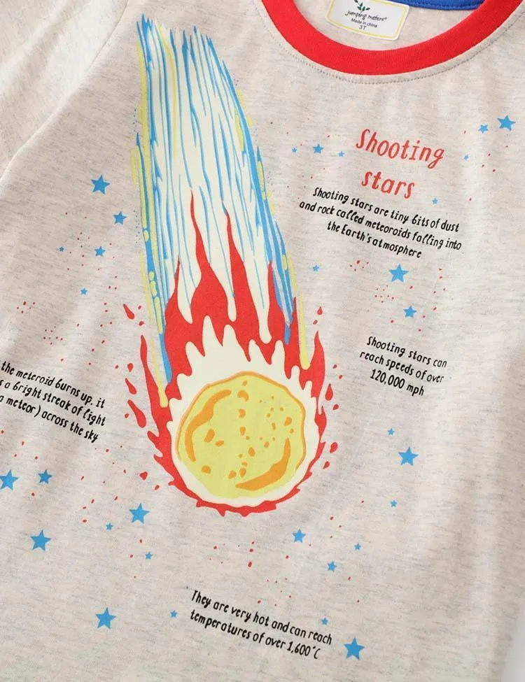 Glowing Star Print T-shirt - Image 4