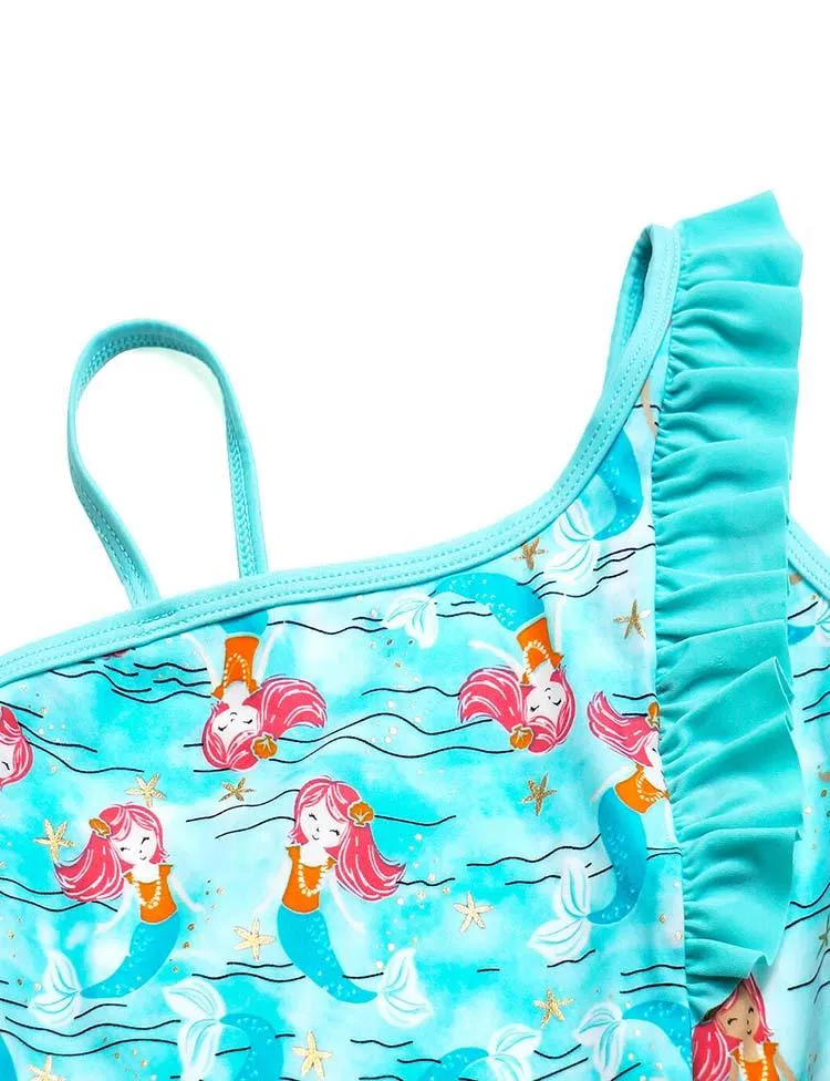 Mermaid Full Printed One-Piece Swimsuit - Image 3