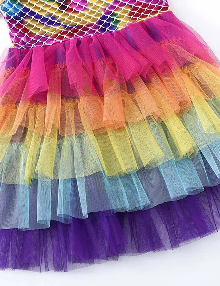 Mermaid Mesh Party Dress - Image 3