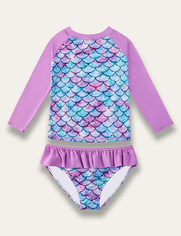 Mermaid Print Swim Suit - Image 7