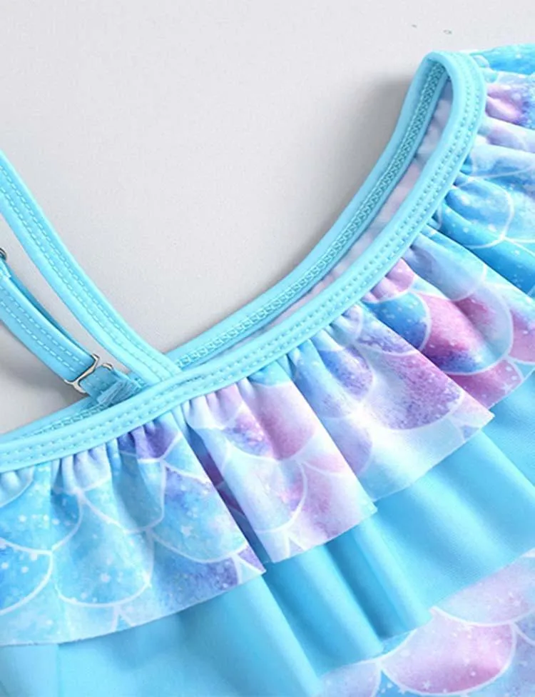 Mermaid Printed One-Piece Swimsuit - Image 2
