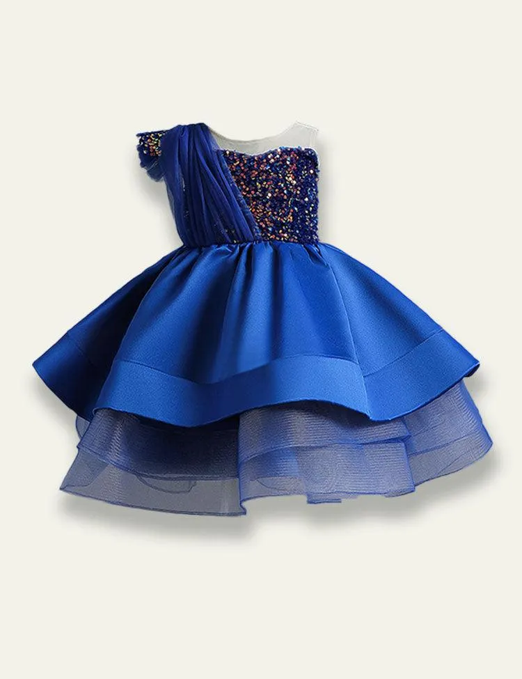 Mesh Sequin Party Dress
