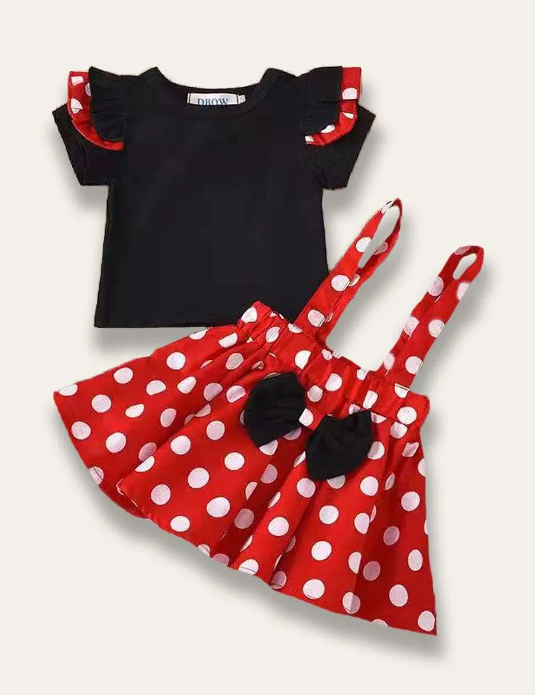 Minnie Polka Dot Dress Set - Image 2