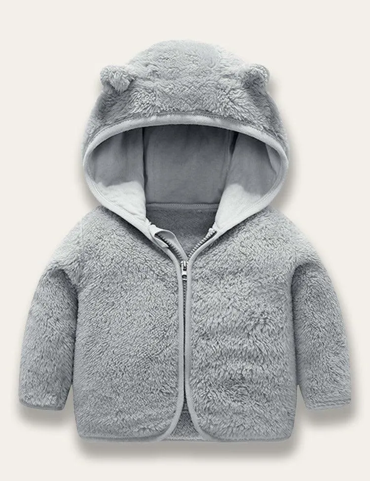 Multicolor Coral Fleece Coat - Image 3