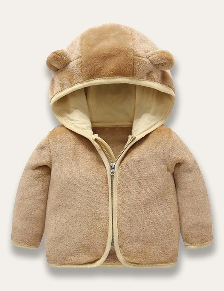 Multicolor Coral Fleece Coat - Image 4