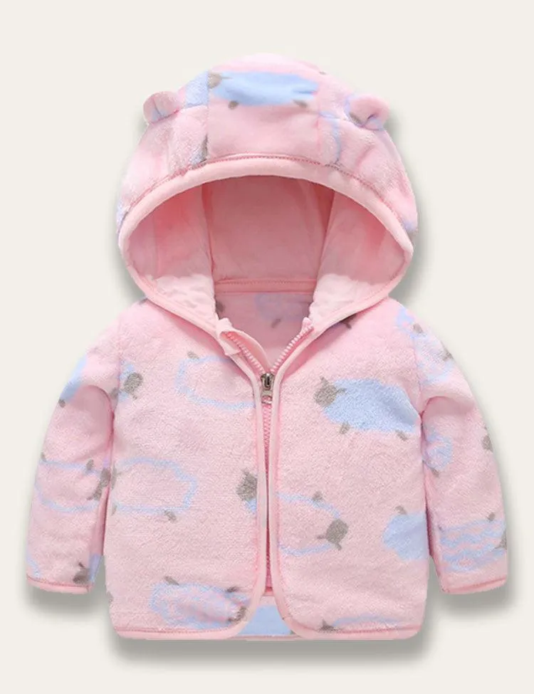 Multicolor Coral Fleece Coat - Image 7