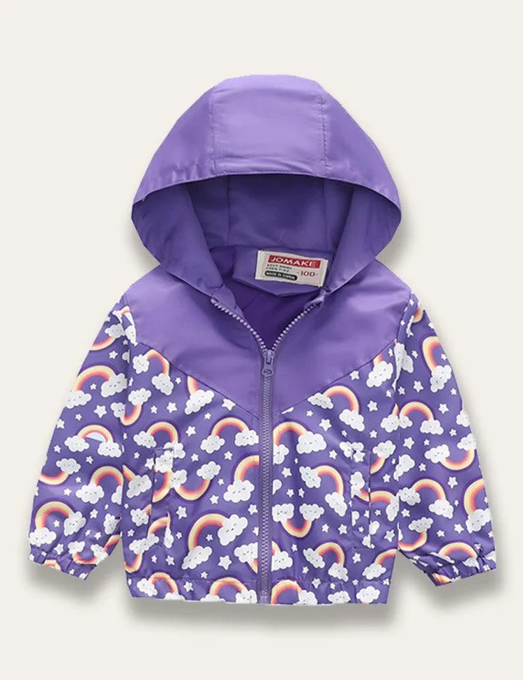Multicolor Print Hooded Coat - Image 11