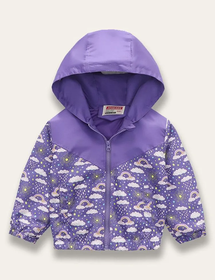 Multicolor Print Hooded Coat - Image 12