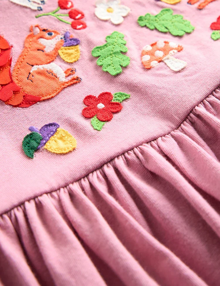 Nellie Appliqué Flare Dress - Image 3