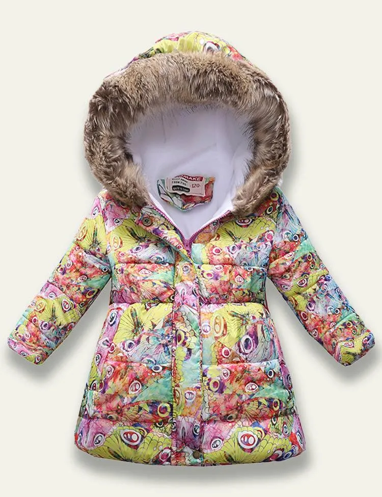 Printed Hooded Cotton Coat - Image 5