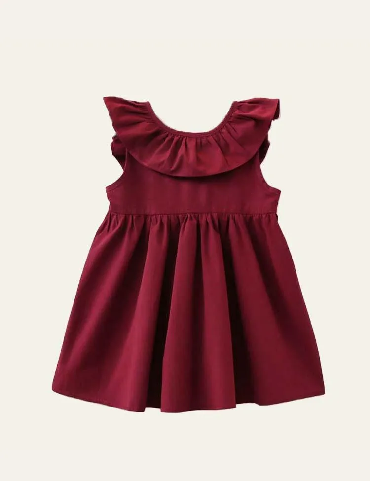 Pleated Vest Party Dress - Image 2