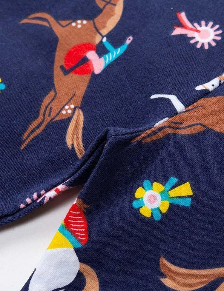Horse Racing Print Leggings - Image 4