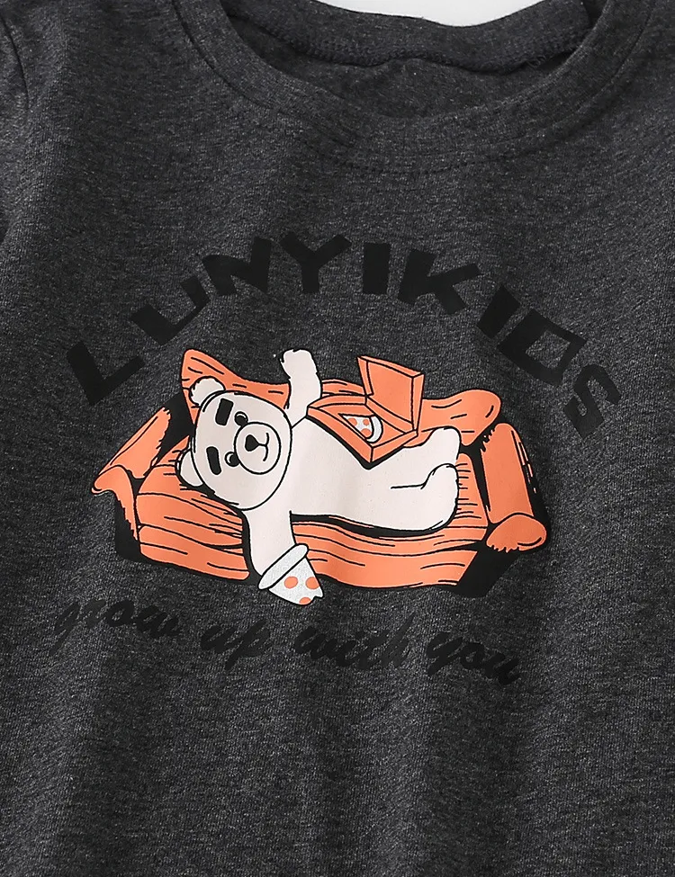 Ragged Bear Printed Long-Sleeved T-shirt - Image 2