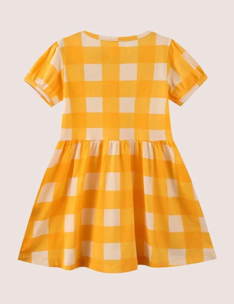 Rainbow Plaid Dress - Image 2