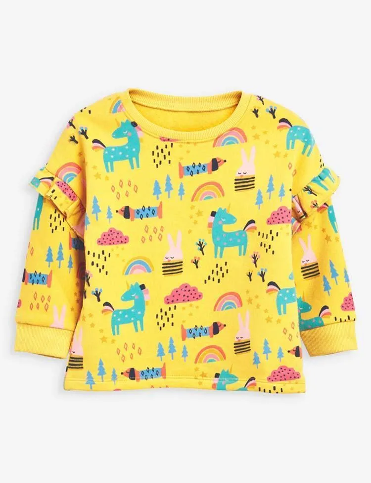 Rainbow Unicorn Print Long-Sleeve Suit - Image 3