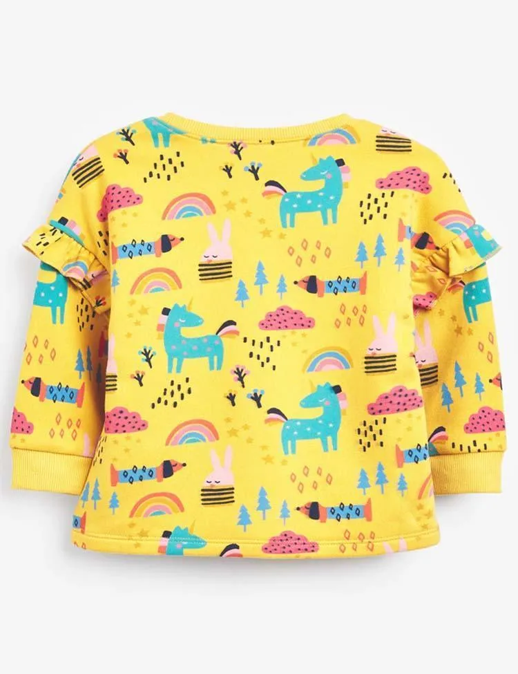 Rainbow Unicorn Print Long-Sleeve Suit - Image 4