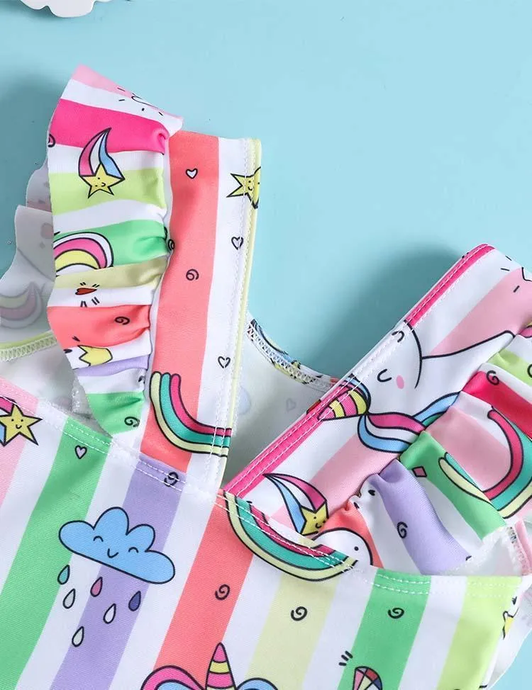 Rainbow Unicorn Swimsuit - Image 4