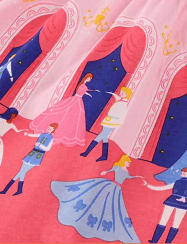 Royal Ball Printed Dress - Image 3