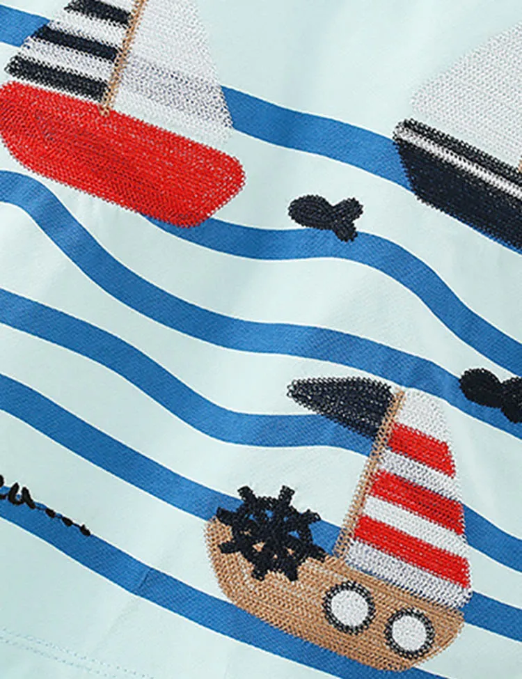 Sailing Applique T-shirt - Image 3