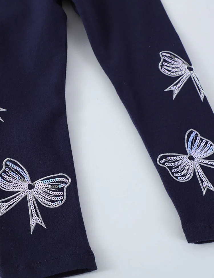 Sequined Butterfly Leggings - Image 2
