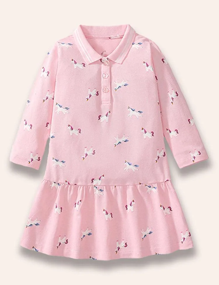 Series Dotted Long Sleeve Dress - Image 2