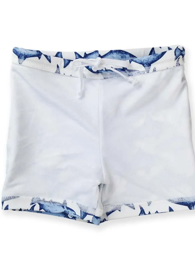 Shark Swimming Shorts + Swimming Cap - Image 3