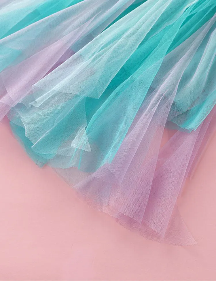 Sheer Layered Irregular Dress - Image 3