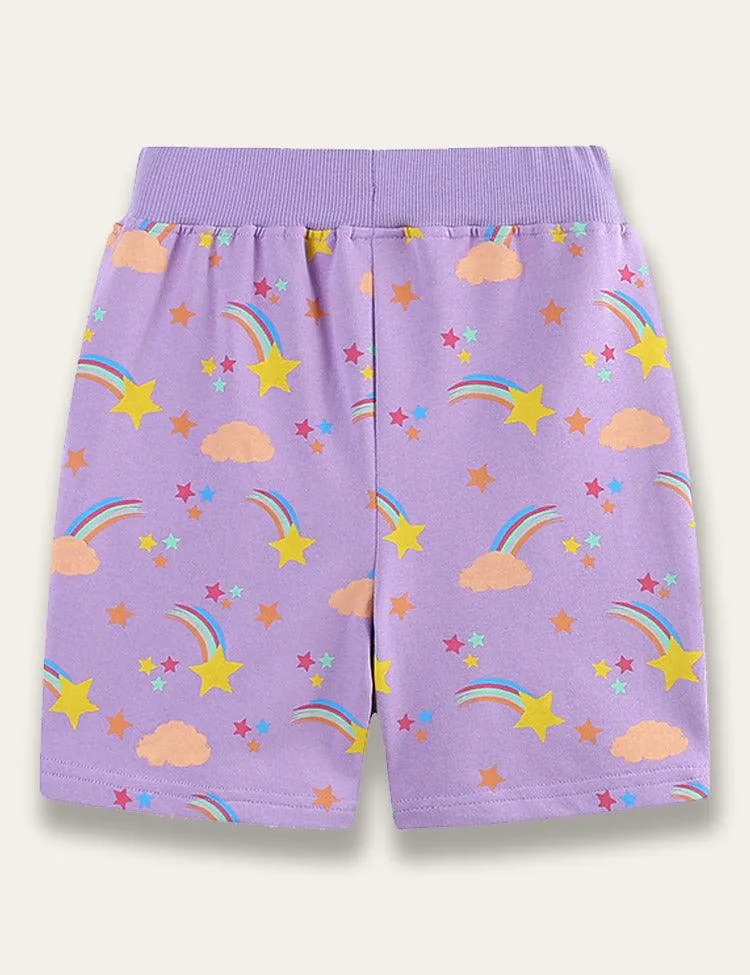Shooting Star Print Shorts - Image 2