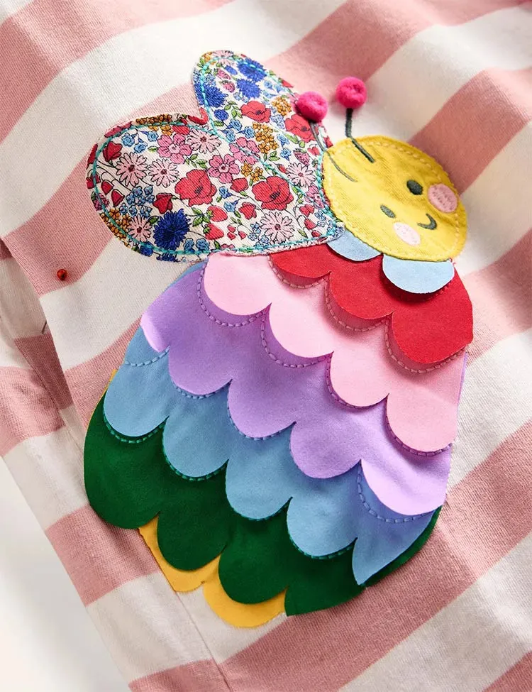Short Sleeve Appliqué Tunic - Image 3
