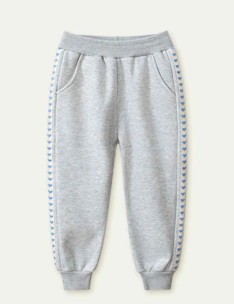 Side Love Velvet Sweatpants - Image 2