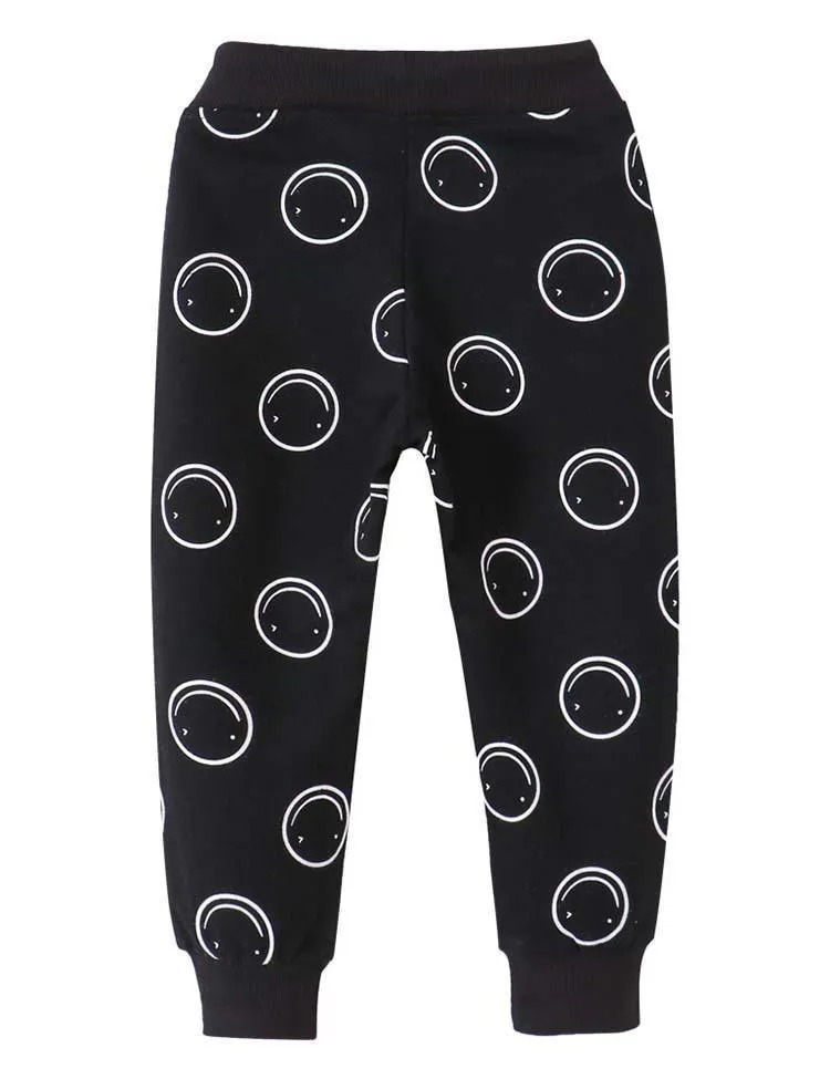 Smiley Printed Sweatpants - Image 5