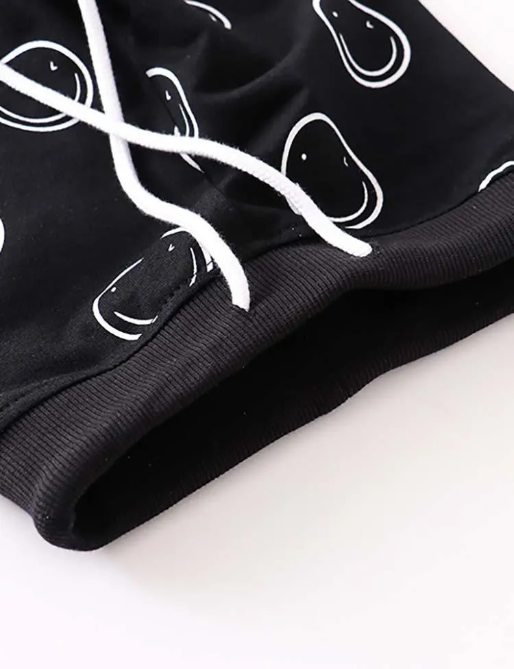 Smiley Printed Sweatpants - Image 3