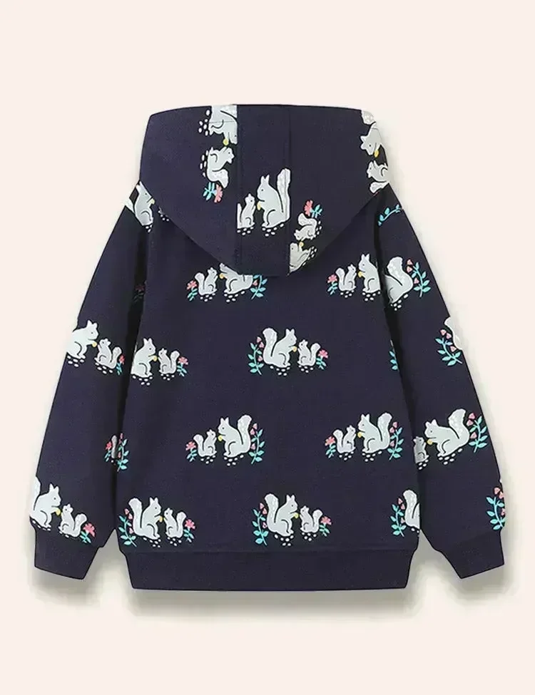 Squirrel Printed Coat - Image 4
