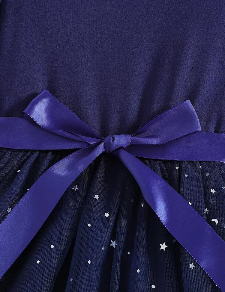 Star Printed Tulle Dress - Image 3
