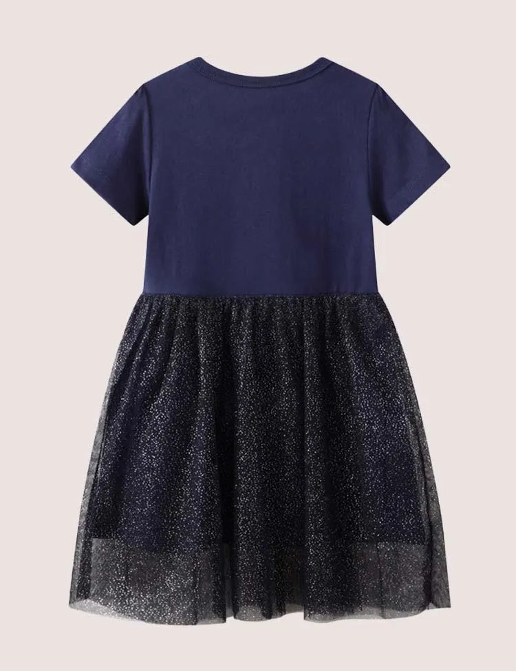 Star Sequin Mesh Dress - Image 2