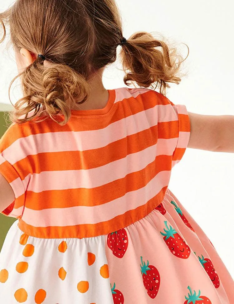 Strawberry Appliqué Dress - Image 3