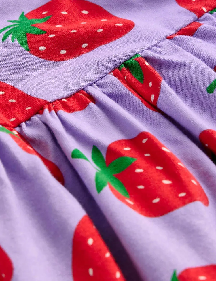 Strawberry Full Printed Dress - Image 3