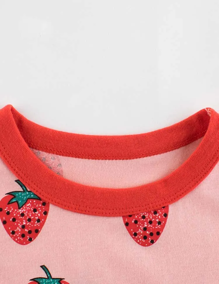 Strawberry Full Printed T-shirt - Image 3