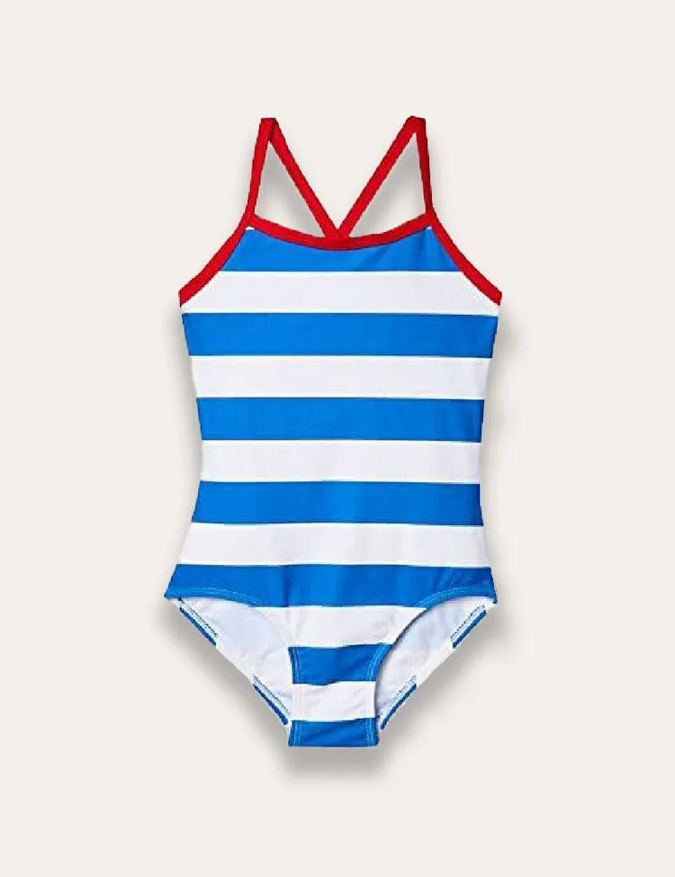 Striped One-piece Swimsuit - Image 5