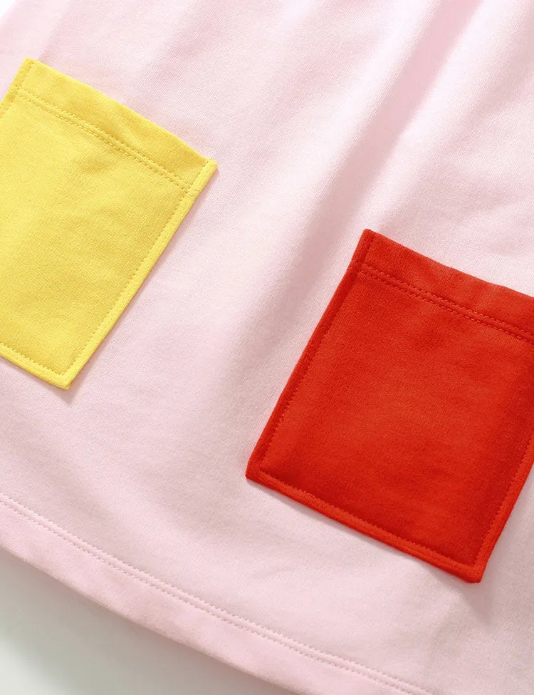 Striped T-shirt & Overalls Set - Image 2