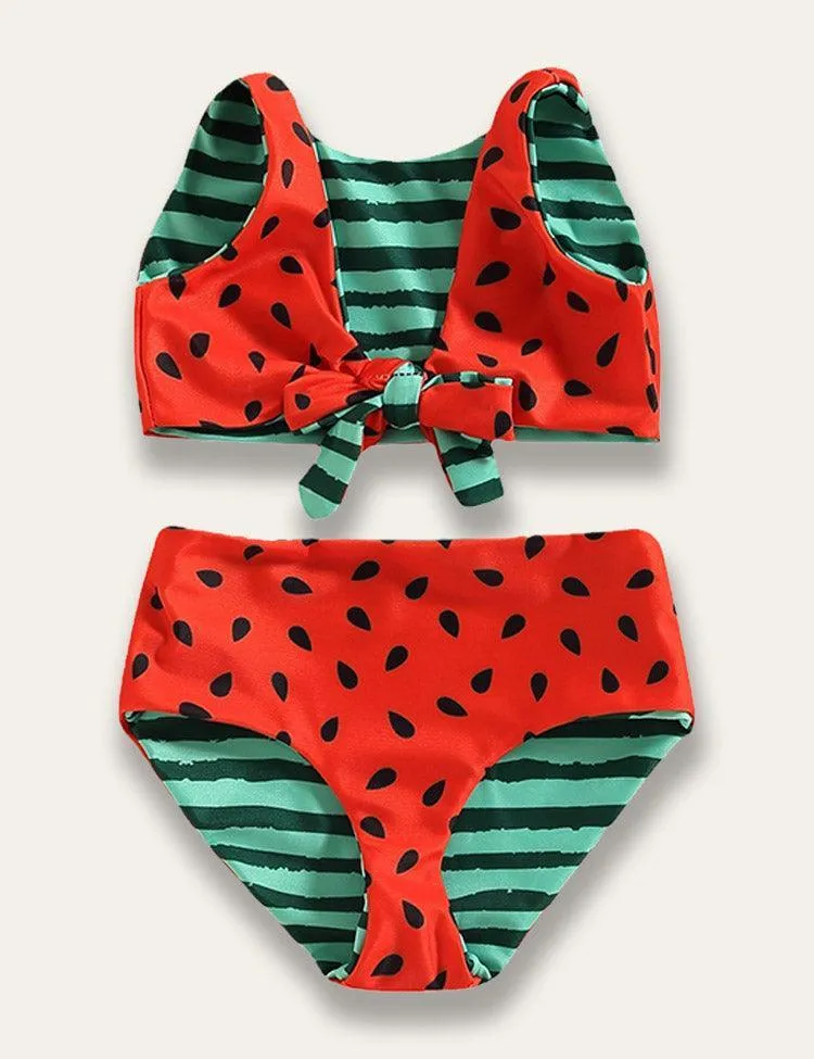 Summer Multi-color Fresh Printed Swimsuit - Image 2