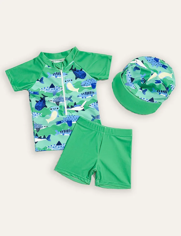 Summer Printed Swimsuit Set - Image 2