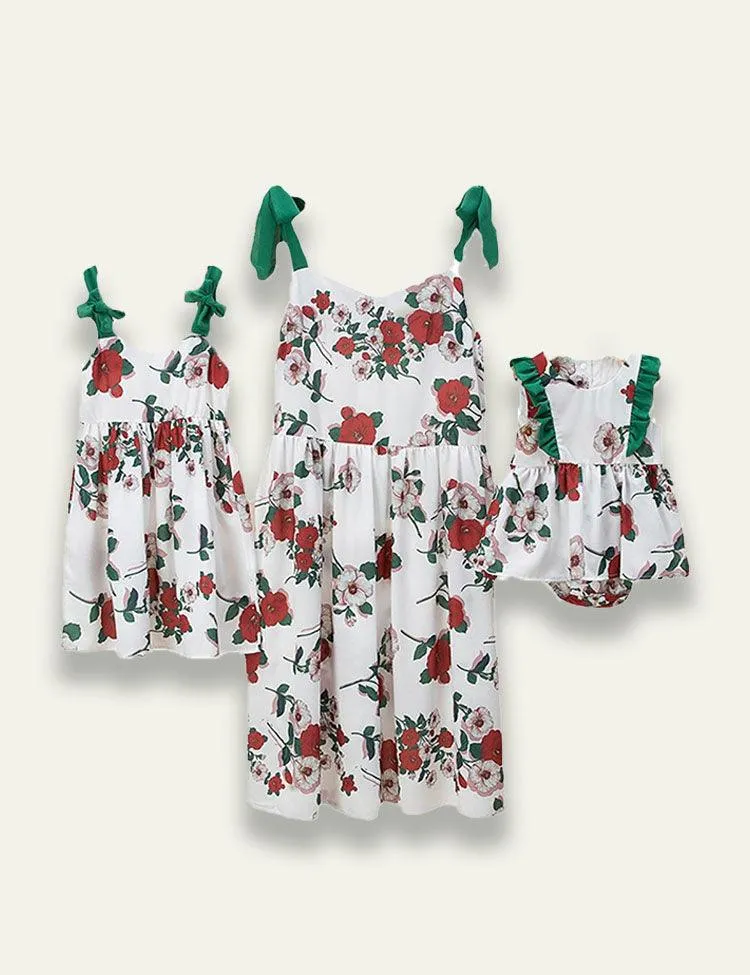 Suspender Floral Family Matching Dress - Image 2