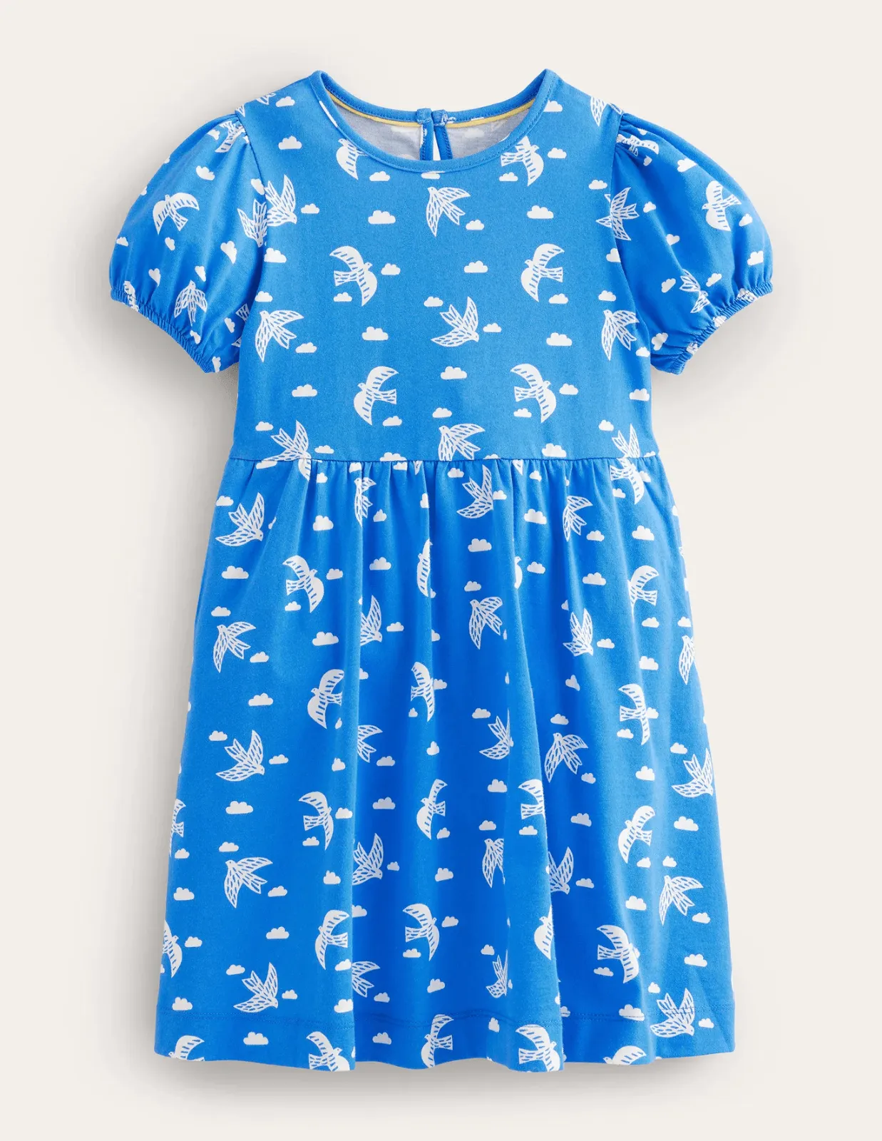 Short-sleeved Fun Jersey Dress - Image 10